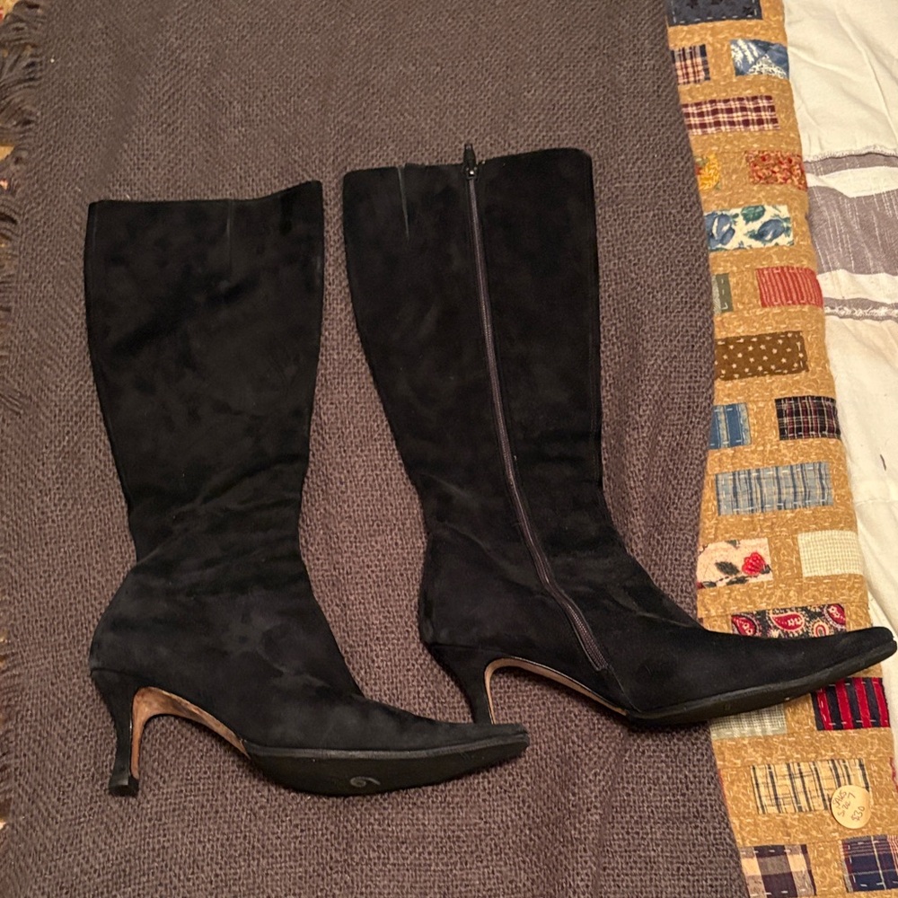 Saks Fifth Avenue Vintage Suede Boots